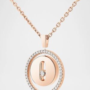 MESSIKA LUCKY MOVE 18K YELLOW GOLD DIAMOND NECKLACE